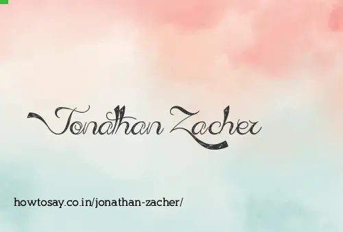 Jonathan Zacher