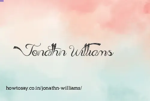 Jonathn Williams
