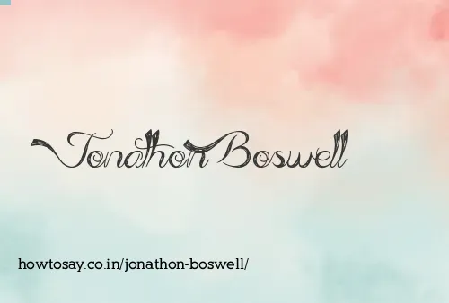 Jonathon Boswell