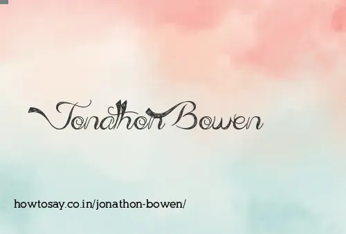 Jonathon Bowen