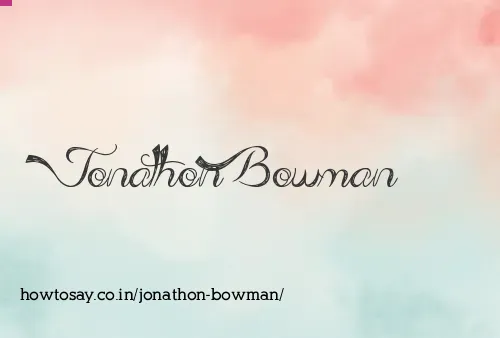 Jonathon Bowman