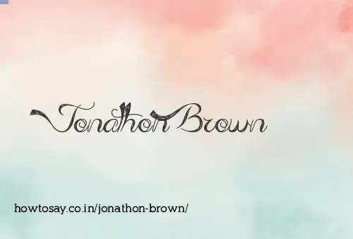 Jonathon Brown