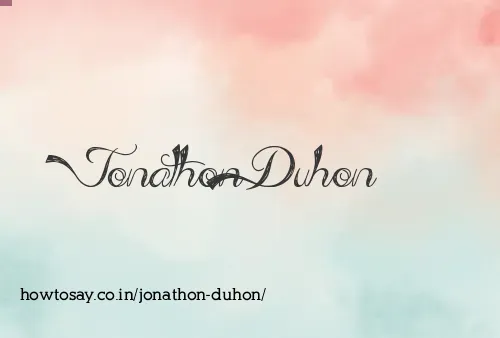 Jonathon Duhon
