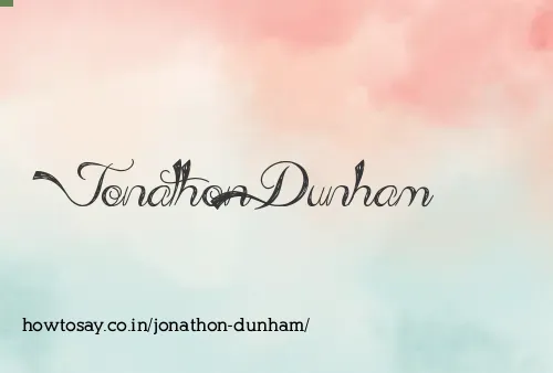 Jonathon Dunham