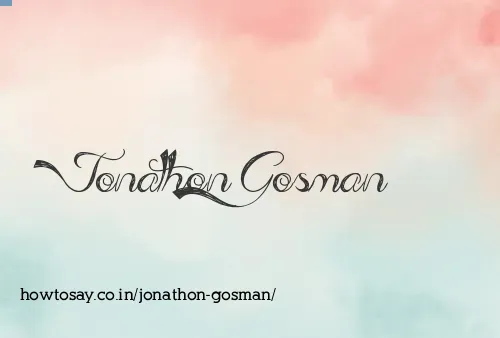 Jonathon Gosman