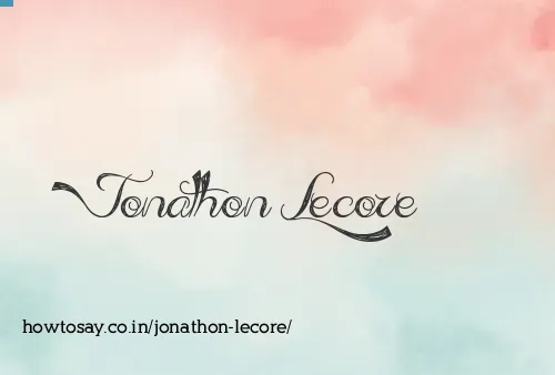 Jonathon Lecore