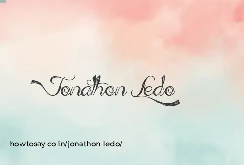 Jonathon Ledo