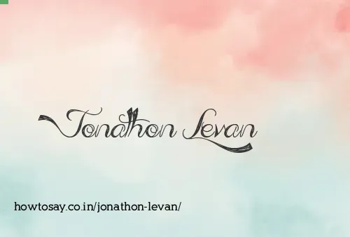Jonathon Levan