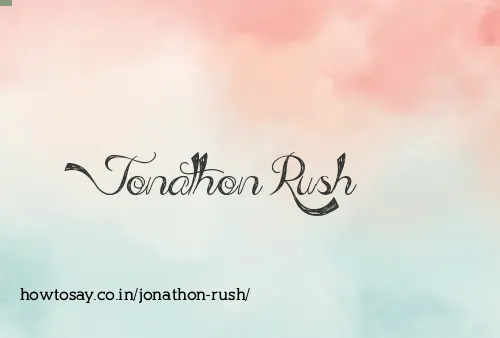 Jonathon Rush
