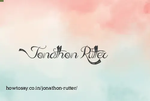 Jonathon Rutter