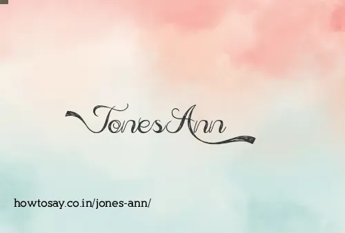 Jones Ann
