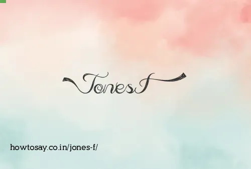 Jones F