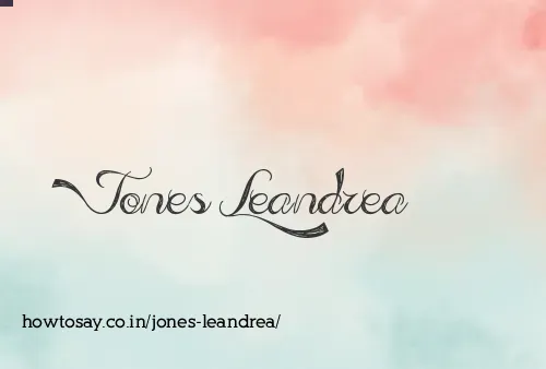 Jones Leandrea