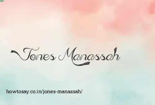 Jones Manassah