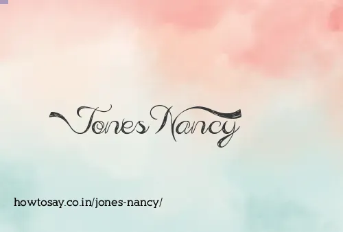 Jones Nancy