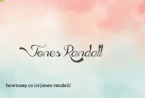 Jones Randall