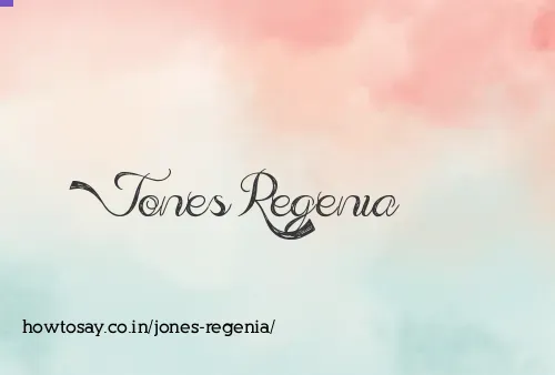 Jones Regenia