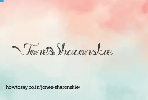 Jones Sharonskie