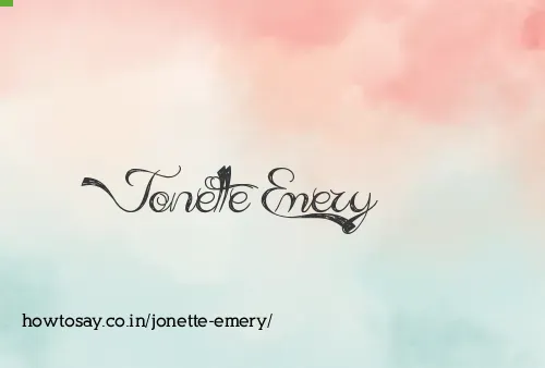 Jonette Emery