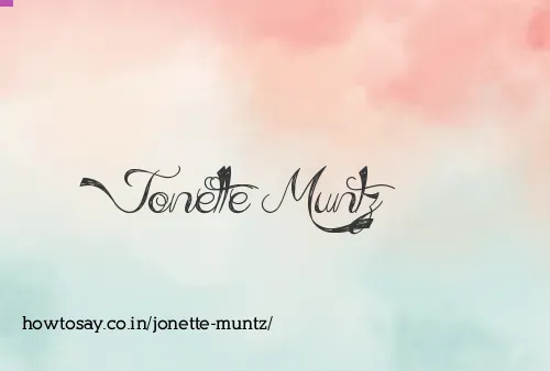 Jonette Muntz