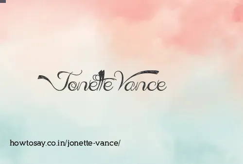 Jonette Vance