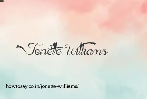 Jonette Williams