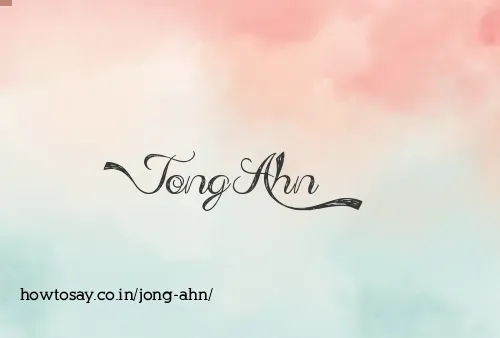 Jong Ahn