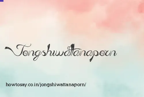 Jongshiwattanaporn