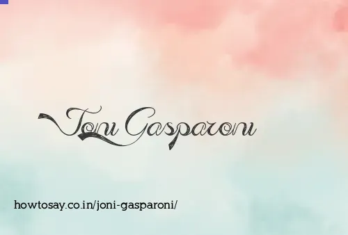 Joni Gasparoni