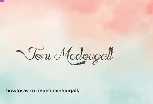 Joni Mcdougall