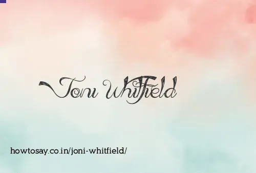 Joni Whitfield