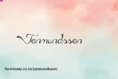 Jonmundsson