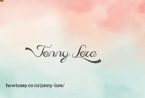 Jonny Lora