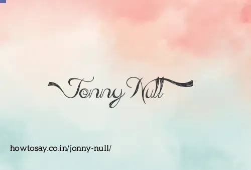 Jonny Null