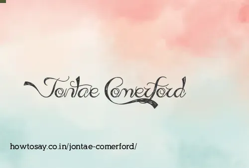 Jontae Comerford