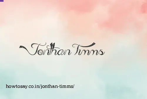 Jonthan Timms