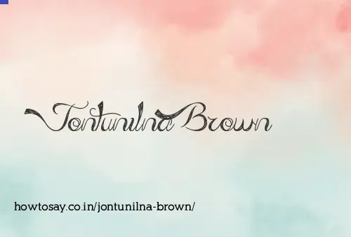 Jontunilna Brown