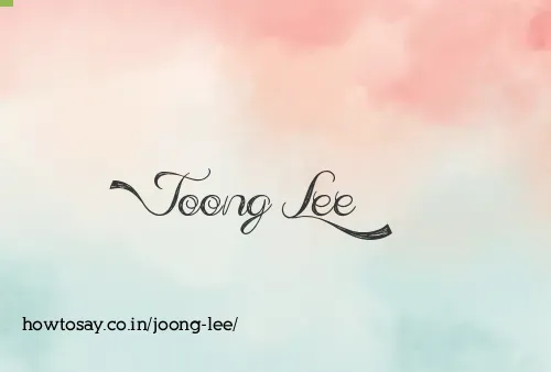 Joong Lee