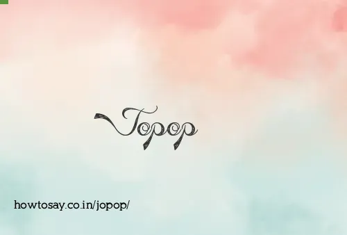 Jopop