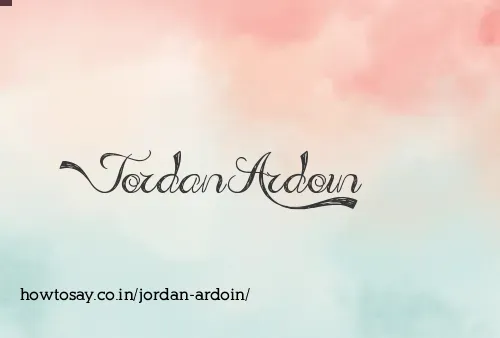 Jordan Ardoin
