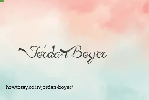Jordan Boyer