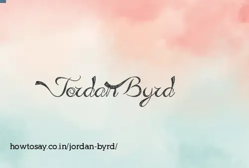 Jordan Byrd