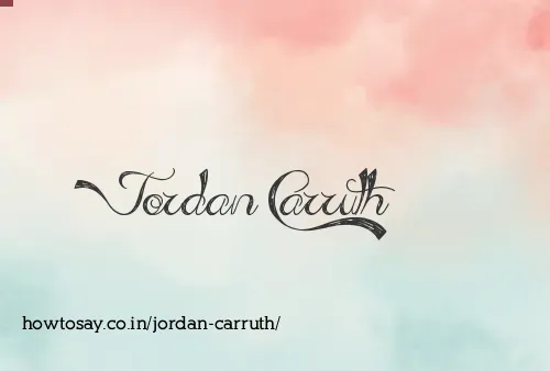 Jordan Carruth