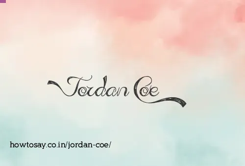Jordan Coe