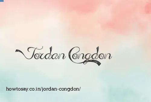 Jordan Congdon
