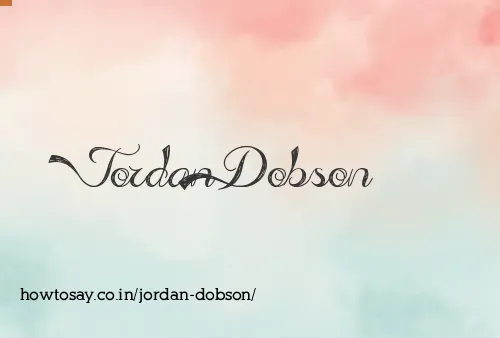 Jordan Dobson