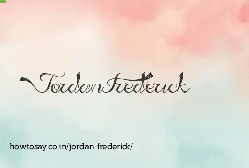 Jordan Frederick