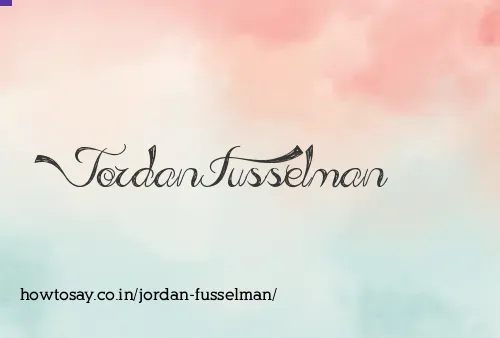 Jordan Fusselman