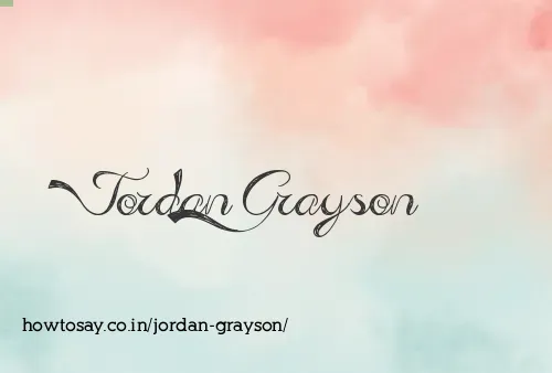 Jordan Grayson