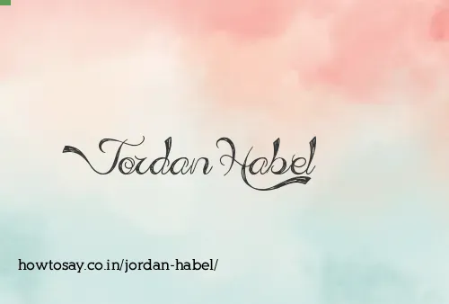 Jordan Habel